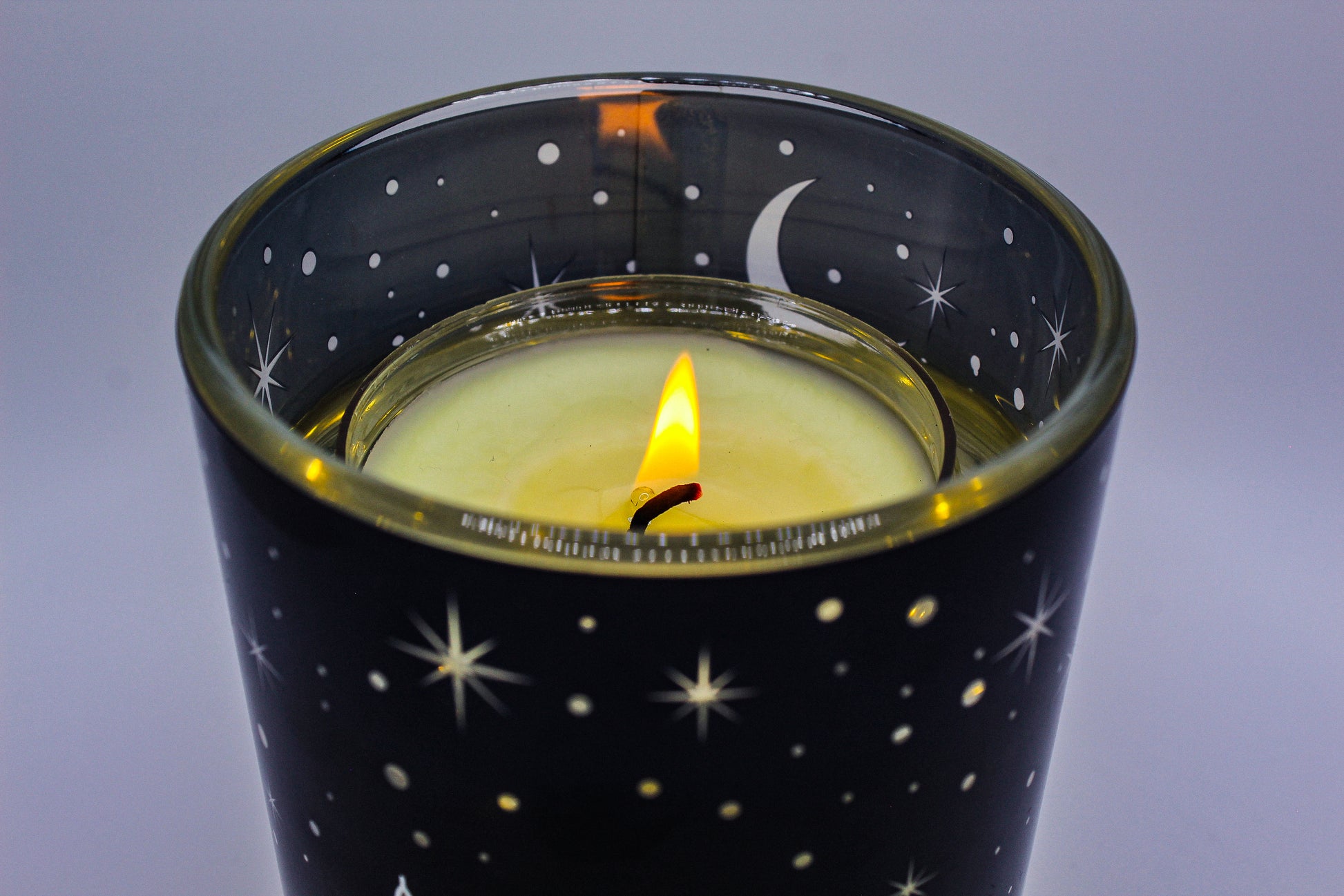 Lavender Soy Wax Candle with LED lights