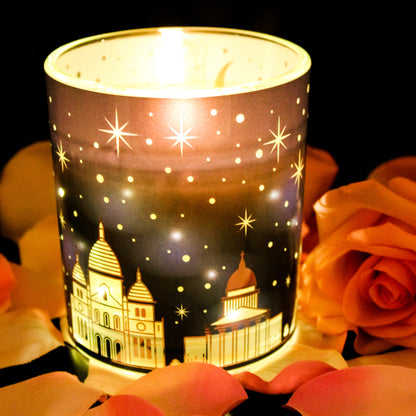 Rose Soy Wax Candle with LED lights